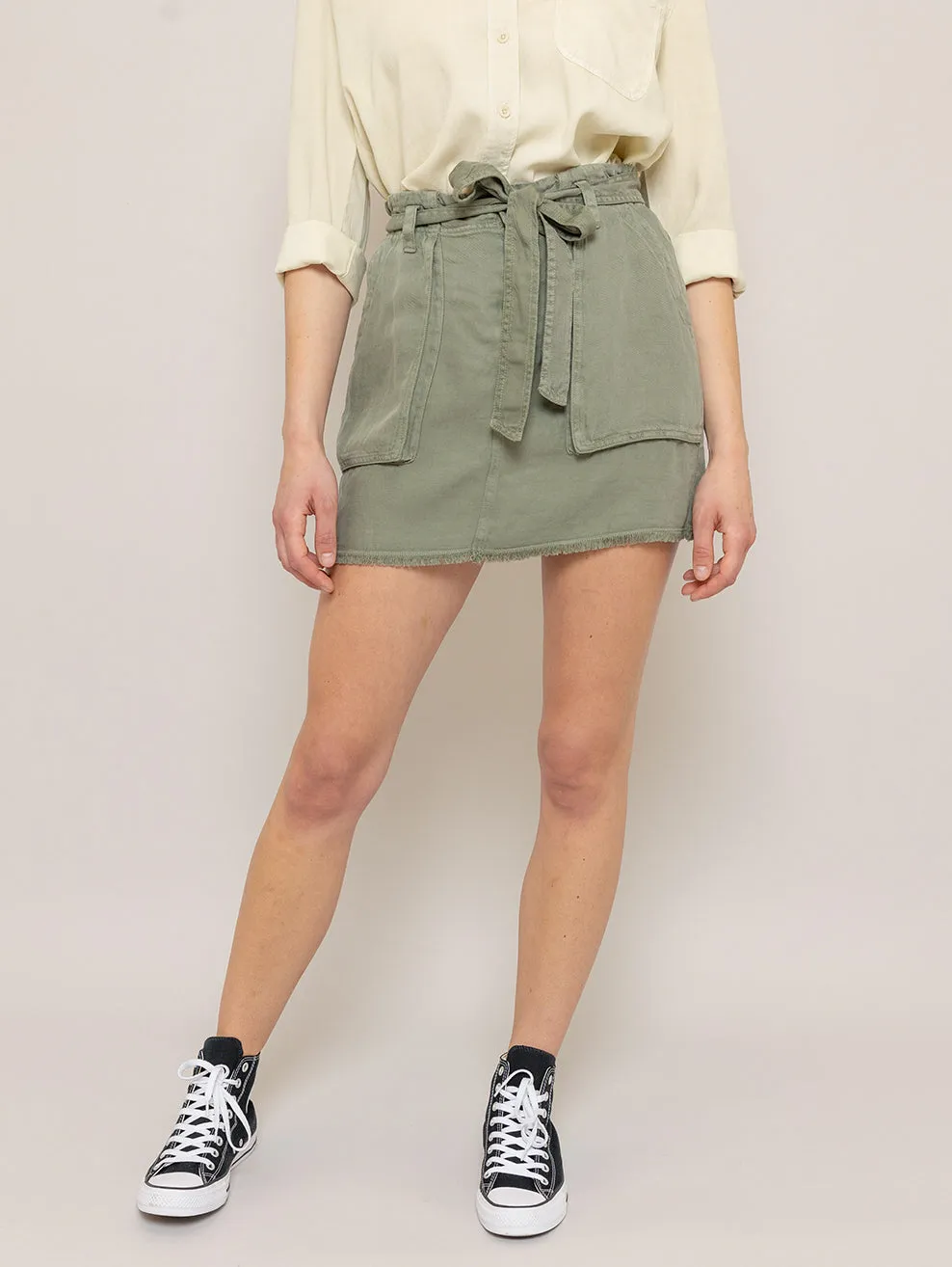 Sunny Utility Skirt - Army Moss