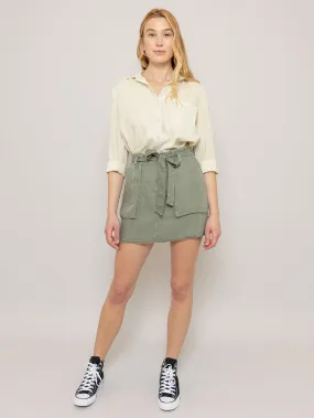 Sunny Utility Skirt - Army Moss