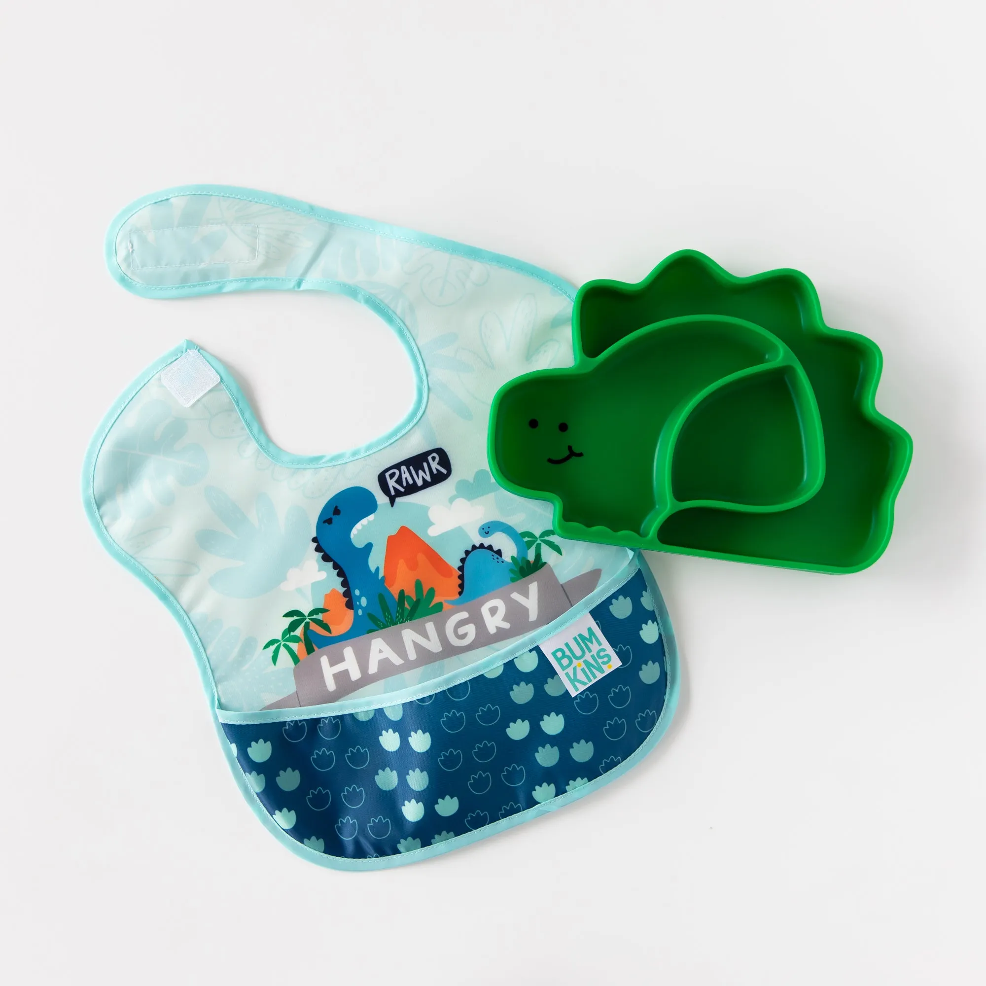 SuperBib 3 Pack: Hangry, Dinosaurs, Blue Tropic