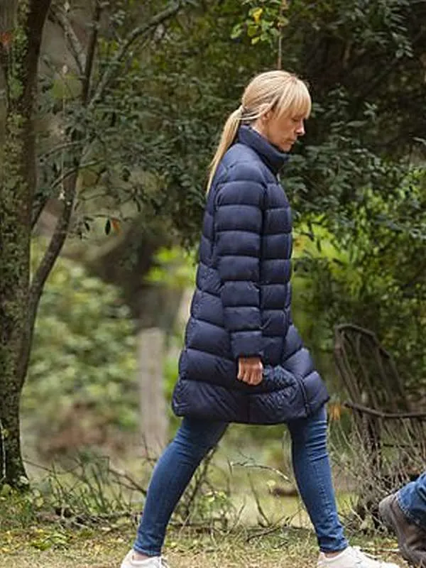 Toni Collette Pieces of Her Puffer Coat - New American Jackets