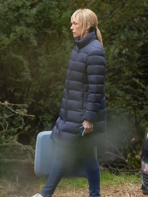 Toni Collette Pieces of Her Puffer Coat - New American Jackets