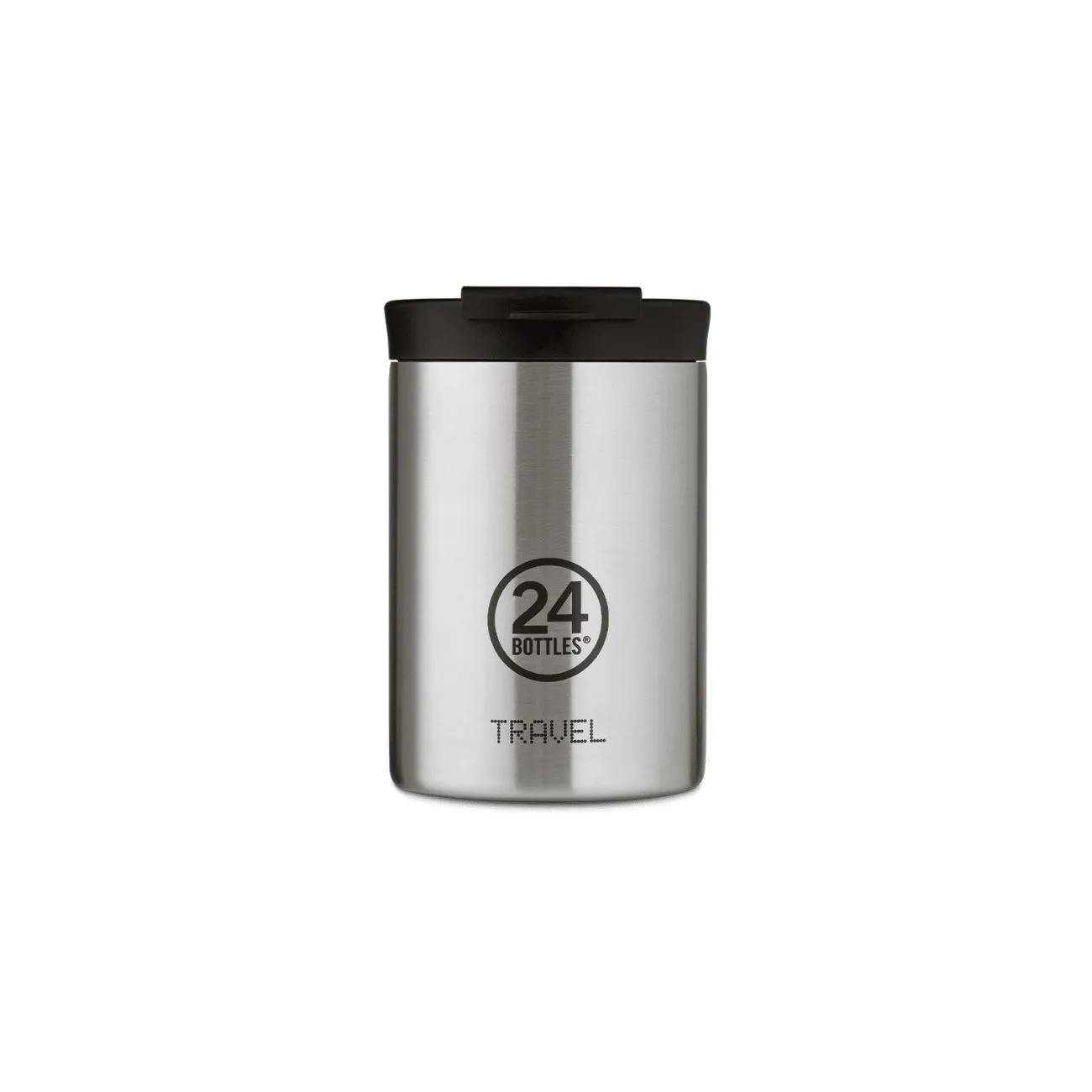 WATER BOTTLE TRAVEL TUMBLER Brushed Steel