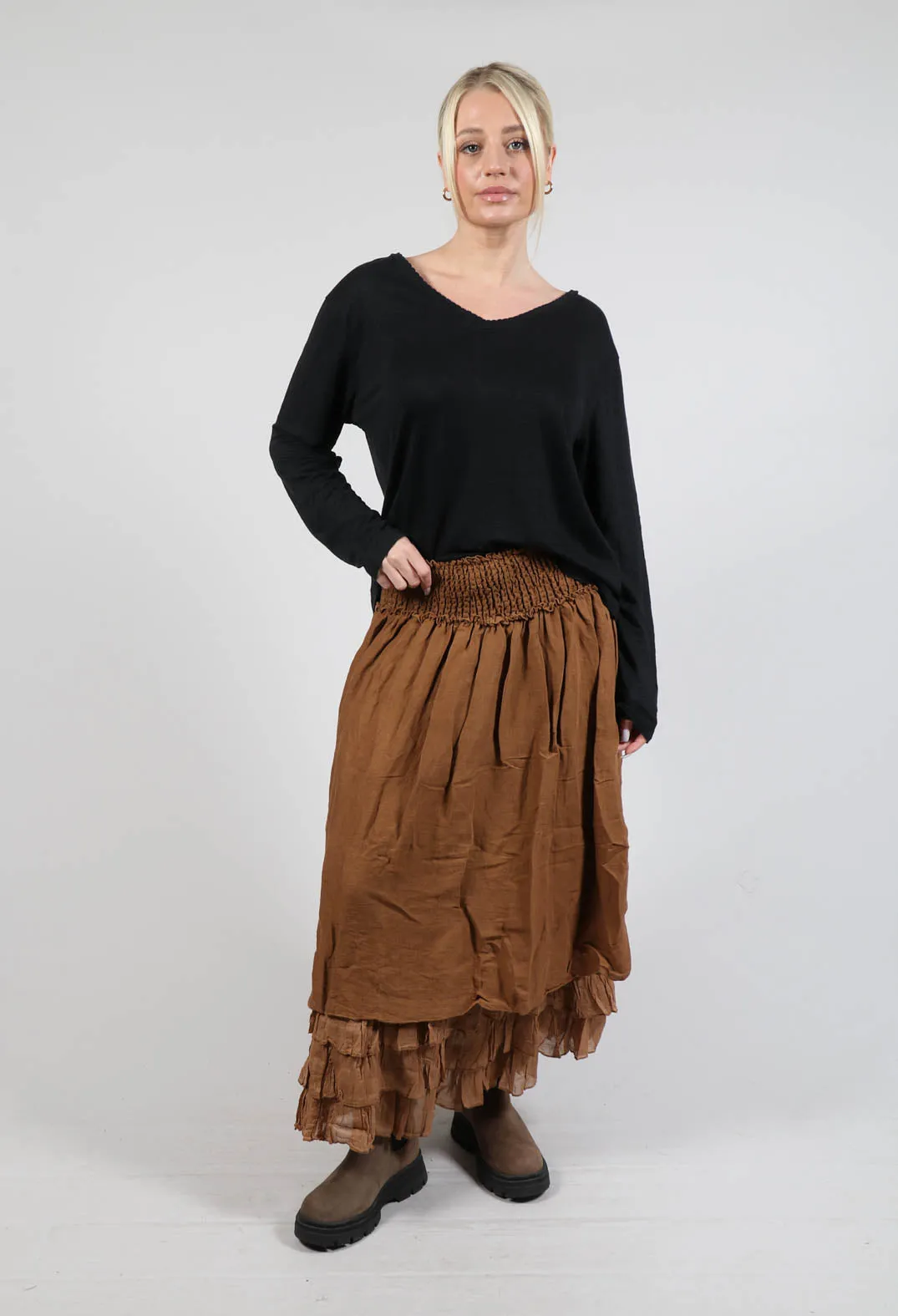 Yucca Skirt in Canelle